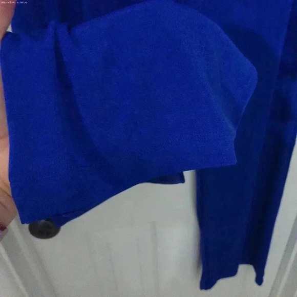 Chico's Travelers Blue Crotto No Tummy Pant / Size 3T - US Size 16T - Picture 6 of 12